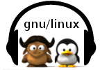 logo que representa la deuda del ceb y de todos los que saben que la informacion debe ser libre con el proyecto GNU